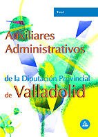 Portada de Auxiliares administrativos . Diputacion provincial valladolid. Test