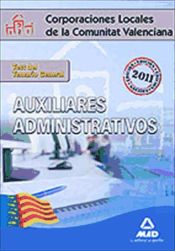 Portada de Auxiliares administrativos de corporaciones locales de la comunitat valenciana. Test del temario general