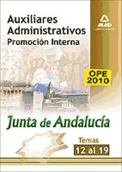 Portada de Auxiliares administrativos de la junta de andalucía. Promoción interna. (temas 12 a 19)