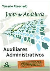 Portada de Auxiliares administrativos de la junta de andalucía. Temario abreviado