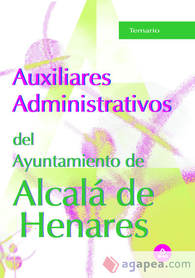 Auxiliares administrativos del ayuntamiento de alcala de henares temario