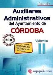 Portada de Auxiliares administrativos del ayuntamiento de córdoba. Temario. Volumen ii