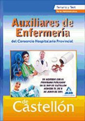 Portada de Auxiliares de Enfermería del Consorcio Hospitalario de Castellón. Temario y Test Parte Administrativa