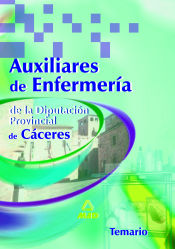 Portada de Auxiliares de enfermeria de la diputacion provincial de caceres. Temario