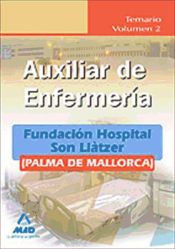 Portada de Auxiliares de enfermería de la fundación hospital son llàtzer (palma de mallorca). Temario. Volumen ii