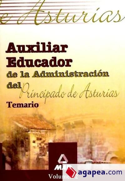 Auxiliares educadores del principado de asturias. Volumen ii