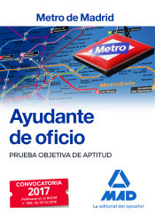 Portada de Ayudante de Oficio del Metro de Madrid. Prueba objetiva de aptitud