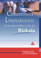 Portada de Camareros/as-limpiadores/as de la diputacion foral de bizkaia.Temario,test y casos practicos