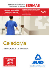 Portada de Celador/a del Servicio de Salud de la Comunidad de Madrid. Simulacros de examen