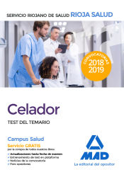 Portada de Celadores del Servicio Riojano de Salud. Test del temario