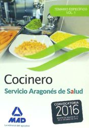 Portada de Cocinero del Servicio Aragonés de salud. Temario específico, volumen 1