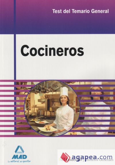 Cocineros. Test y casos prácticos del temario general