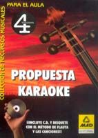 Portada de Colección de recursos musicales para el aula. Propuesta karaoke. Volumen 4