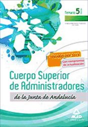 Portada de Cuerpo Superior de Administradores [Especialidad Gestión Financiera (A1 1200)] de la Junta de Andalucía. Temario. Volumen V (Ebook)