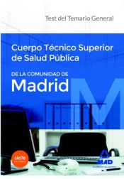 Portada de Cuerpo Técnico Superior de Salud Pública de la Comunidad de Madrid. Test del temario General