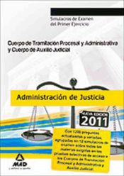 Portada de Cuerpo de Auxilio Judicial y Cuerpo de Tramitación Procesal y Administrativa de la Administración de Justicia. Simulacros de Examen del Primer Ejercicio (Ebook)