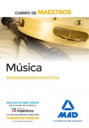 Portada de Cuerpo de Maestros Música. Programación Didáctica