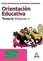 Portada de Cuerpo de Profesores de Enseñanza Secundaria: Orientación Educativa. Vol. 1: Temario