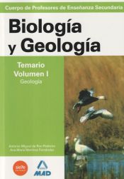 Portada de Cuerpo de profesores de enseñanza secundaria. Biología y geología. Temario. Volumen i. Geología
