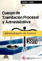 Portada de Cuerpo de tramitación procesal y administrativa (turno libre) de la administración de justicia.Test