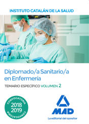 Portada de Diplomado/a Sanitario/a en Enfermería del Instituto Catalán de la Salud. Temario específico volumen 2