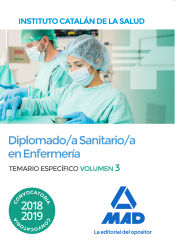 Portada de Diplomado/a Sanitario/a en Enfermería del Instituto Catalán de la Salud. Temario específico volumen 3