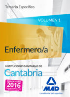 Portada de Enfermero/a de las Instituciones Sanitarias de Cantabria. Temario específico volumen 1