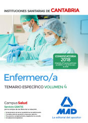 Portada de Enfermero/a de las Instituciones Sanitarias de Cantabria. Temario específico volumen 4