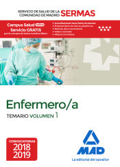 Portada de Enfermero/a del Servicio de Salud de la Comunidad de Madrid. Temario Volumen 1