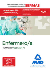 Portada de Enfermero/a del Servicio de Salud de la Comunidad de Madrid. Temario Volumen 4