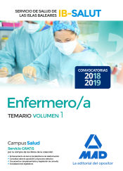 Portada de Enfermero/a del Servicio de Salud de las Illes Balears (IB-SALUT). Temario volumen 1