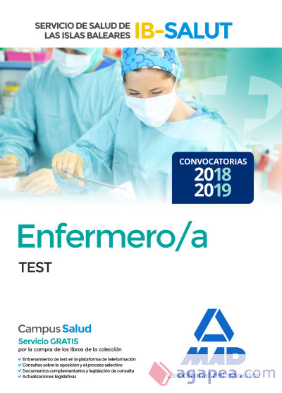 Enfermero/a del Servicio de Salud de las Illes Balears (IB-SALUT). Test