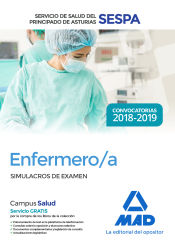 Portada de Enfermero/a del Servicio de Salud del Principado de Asturias (SESPA). Simulacros de examen