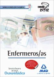 Portada de Enfermeros/as del Servicio Navarro de Salud-Osasunbidea. Simulacros de examen