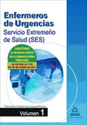 Portada de Enfermeros de Urgencias del Servicio Extremeño de Salud (SES). Temario de materias específicas. Volumen I