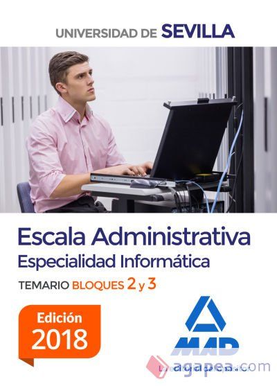 Escala Administrativa (Especialidad Inform&aacute;tica) de la Universidad de Sevilla. Temario Bloques 2 y 3