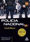 Portada de Escala Básica de Policía Nacional. Modificaciones del programa oficial. Convocatoria 2014