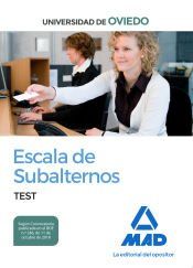 Portada de Escala de Subalternos de la Universidad de Oviedo. Test