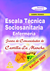 Portada de Escala técnico sanitaria. Temario parte específica volumen ii de la junta de comunidades de castilla la mancha