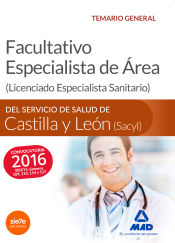 Portada de Facultativo Especialista de Área del Servicio de Salud de Castilla y León (SACYL). Temario general