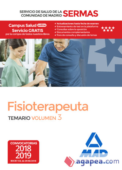 Fisioterapeuta del Servicio de Salud de la Comunidad de Madrid. Temario Volumen 3