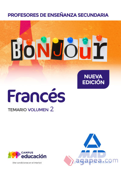 Francés. Profesores de Secundaria. Temario volumen 2