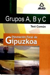 Portada de Grupos a,b y c  de la diputacion foral de guipuzcoa. Test comun