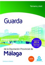 Portada de Guarda de la Diputación Provincial de Málaga. Temario y Test