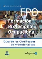 Portada de Guia de los certificados de profesionalidad