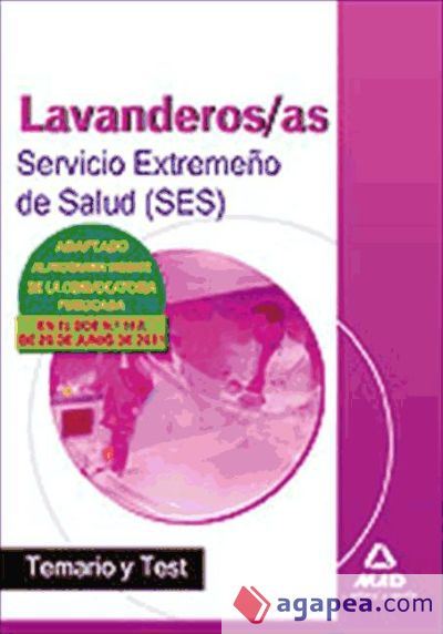 Lavanderas del Servicio Extremeño de Salud (SES). Temario y Test