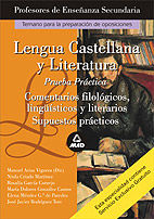 Portada de Lengua y literatura castellana. Profesores de enseñanza secundaria.  Prueba practica