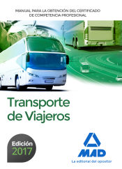 Portada de Manual para la Obtención del Certificado de Competencia Profesional de Transporte de Viajeros