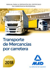 Portada de Manual para la Obtención del Certificado de Competencia Profesional de Transporte de mercancías por carretera