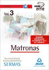 Portada de Matronas del Servicio de Salud de la Comunidad de Madrid. Temario Volumen III